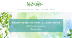 Desktop Screenshot of myallnaturalstore.com